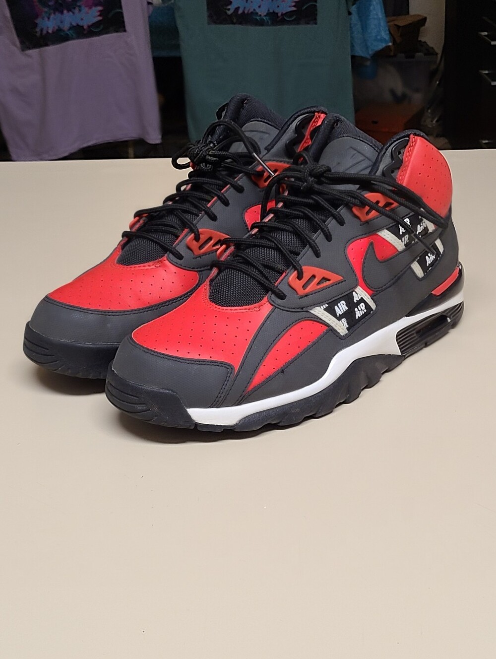 Nike Air Trainer SC High SOA Speed Red cross trainer sneakers size 10.5